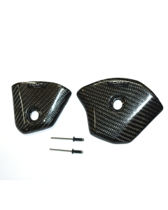 CMT CARBON ZIJ NUMMERPLAAT STICKER BESCHERMER