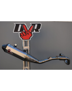 DVR EXHAUST MX/ENDURO RVS - HONDA