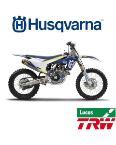 TRW SINTER/CARBON REMBLOKKEN VOOR & ACHTER - HUSQVARNA / SM - (IT) & >14