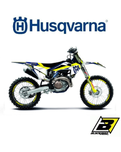 BLACKBIRD DREAM 4 STICKERSET MET BIJPASSENDE ZADELOVERTREK - HUSQVARNA >14