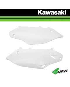 UFO ZIJPANEEL / NUMMERPLAAT - KAWASAKI