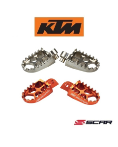SCAR STANDAARD VOETSTEUNEN - KTM