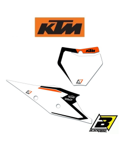 BLACKBIRD DREAM 4 NUMMERPLAAT STICKERS - KTM