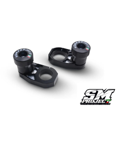 SM PROJECT SUPERMOTO AXLE BLOCKS KIT - BLACK