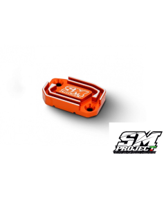 SM PROJECT BREMBO FINNED RESERVOIR CAP CLUTCH/BRAKE - ORANGE