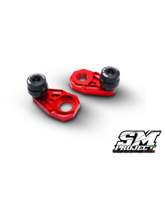 SM PROJECT EVO AXLE BLOCKS SLIDER KIT - RED