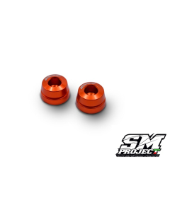 SM PROJECT ALUMINIUM HANDLEBAR SLIDERS - ORANGE