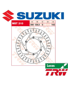 TRW REMSCHIJF - VOOR & ACHTER - SUZUKI