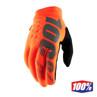 100% BRISKER HANDSCHOENEN - FLUO ORANJE