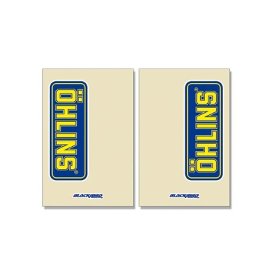 VOORVORK STICKER - OHLINS (2 OPTIES)