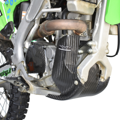 CMT CARBON SKIDPLATE / BODEMPLAAT KAWASAKI