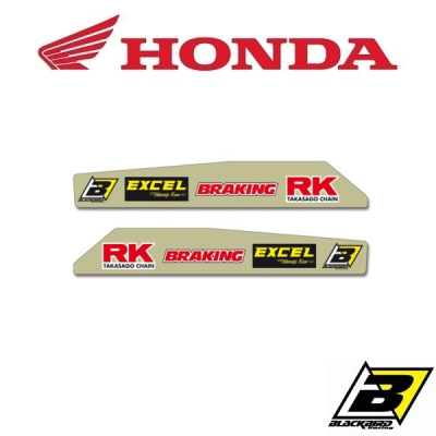 BLACKBIRD ACHTERBRUG STICKERS - HONDA