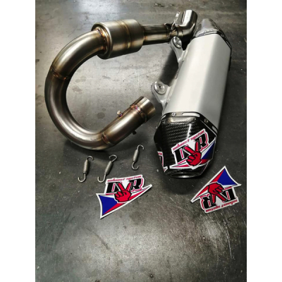 DVR EXHAUST MX/ENDURO RVS - HUSQVARNA