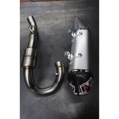 DVR EXHAUST MX/ENDURO RVS - KTM
