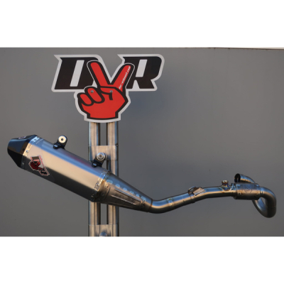 DVR EXHAUST MX/ENDURO RVS - HONDA