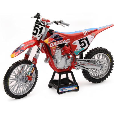 NEW RAY Justin Barcia #51 TLD RedBull GASGAS Mini Motor MCF450 Replica Schaal 1:12