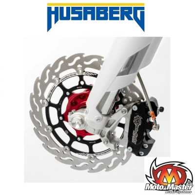 MOTOMASTER 320MM RACING FLAME SUPERMOTO REMSCHIJF VOOR - HUSABERG