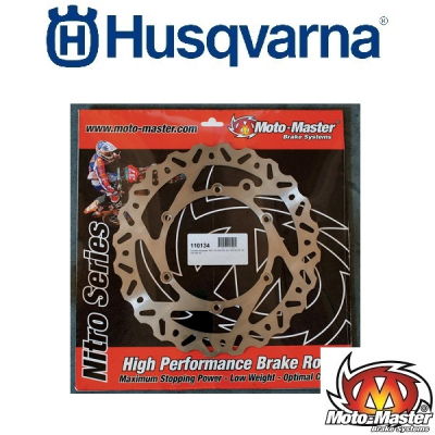 MOTOMASTER NITRO DISC REMSCHIJF - VOOR & ACHTER - HUSQVARNA (IT) & >14