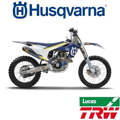 TRW SINTER REMBLOKKEN VOOR & ACHTER - HUSQVARNA (IT) & >14