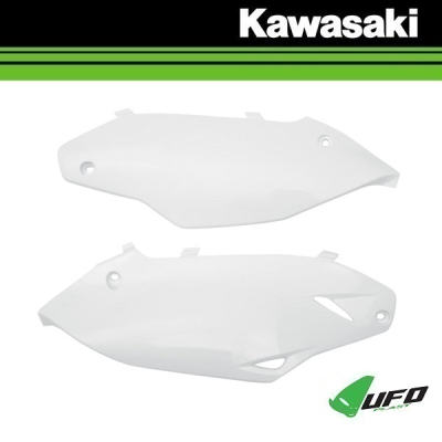 UFO ZIJPANEEL / NUMMERPLAAT - KAWASAKI