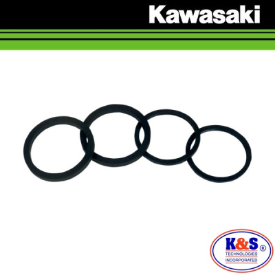 K&S REMKLAUW ZUIGER KEERING SET VOOR - KAWASAKI