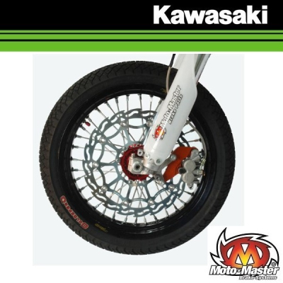 MOTOMASTER 320MM STREET FLAME SUPERMOTO REMSCHIJF VOOR - KAWASAKI