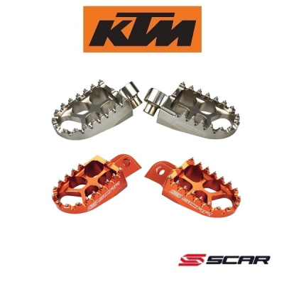 SCAR STANDAARD VOETSTEUNEN - KTM