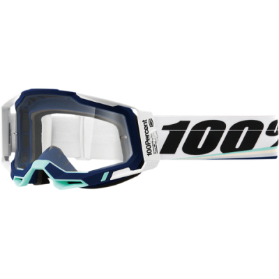 100% RACECRAFT 2 ARSHAM CLEAR LENS