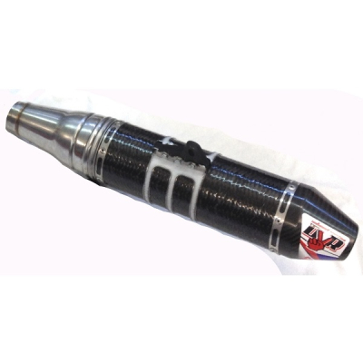 DVR EXHAUST - ROND DEMPER 1 STUK