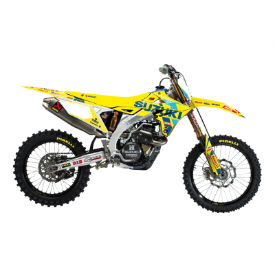 BLACKBIRD REPLICA TEAM STICKERSET + ZADELOVERTREK - SUZUKI - WORLD RESTYLE 2022